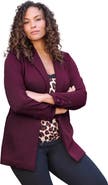 Roaman's Plus Size Comfort Stretch Ponte Blazer