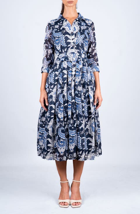 Botanic Antique Midi Shirtdress