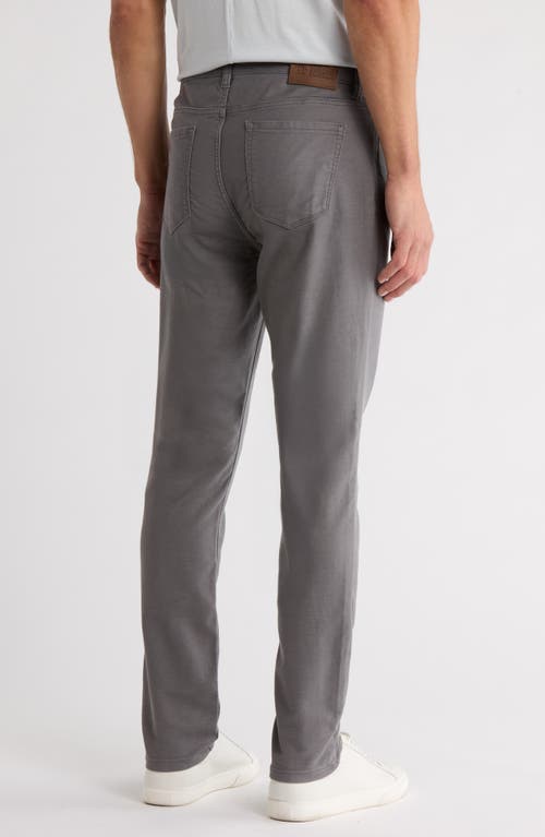 Original Penguin Slim Lux French Terry Chino Pants In Gray