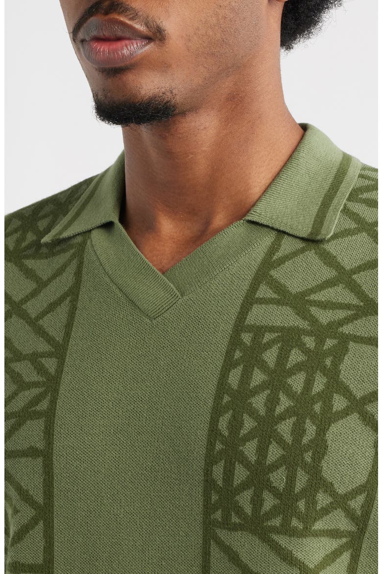 Habana Cotton Polo, Alternate, color, OLIVINE