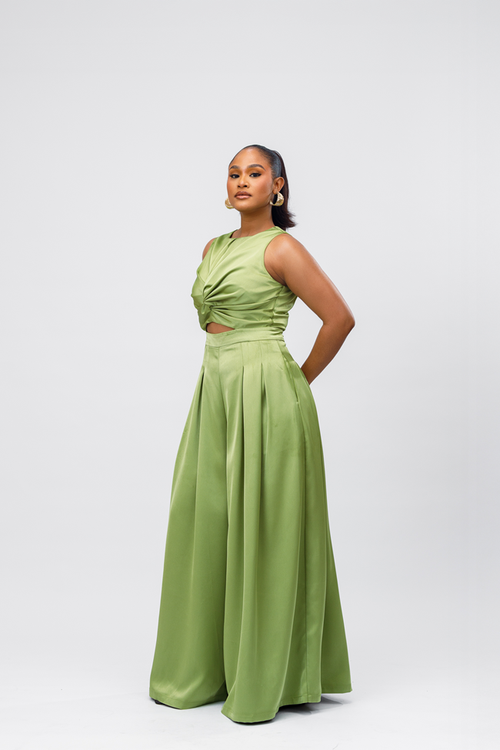 Forever Amelia Knot Wide Leg Jumpsuit