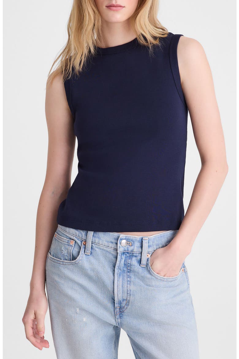 '90s Shell Tank, Main, color, MIDNIGHT NAVY