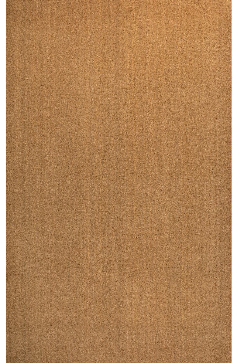 JONATHAN Y Peater Classic Casual Commerical Natural Coir Mat Indoor/Outdoor, Alternate, color, Light Brown