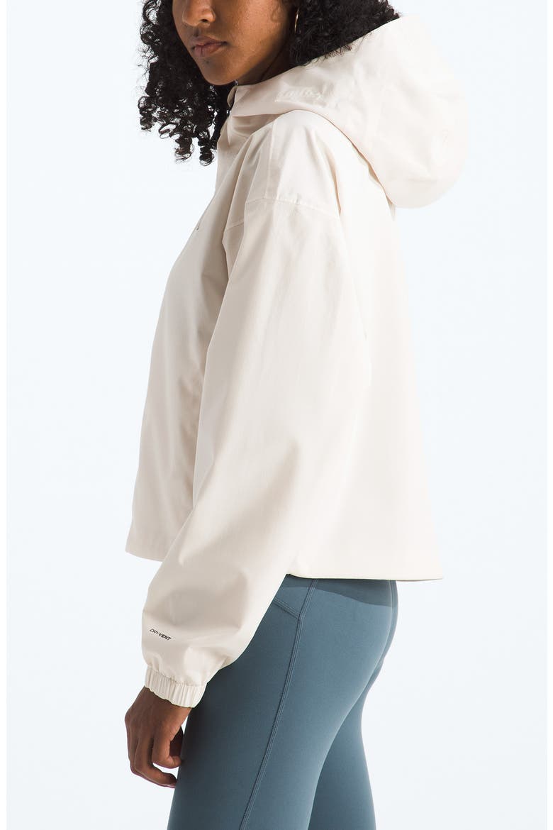 Quest Mono Waterproof Hooded Crop Jacket, Alternate, color, WHITE DUNE
