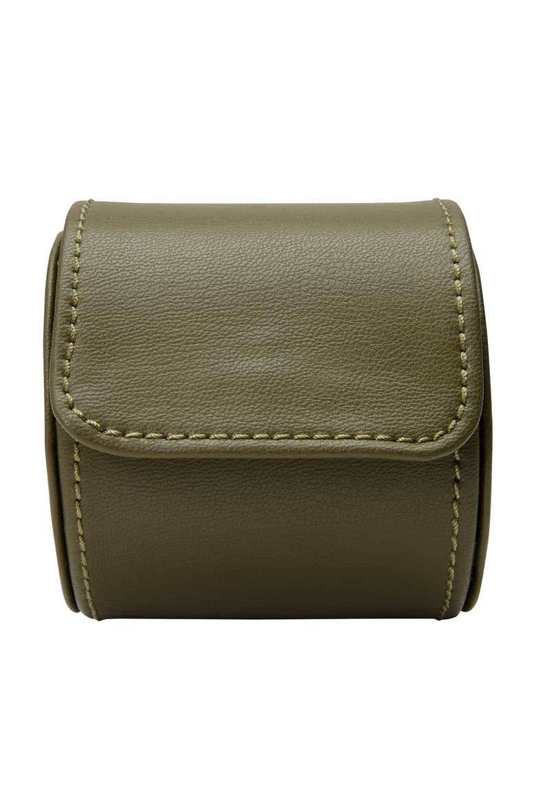 Earth Single Watch Roll, Main, color, Olive