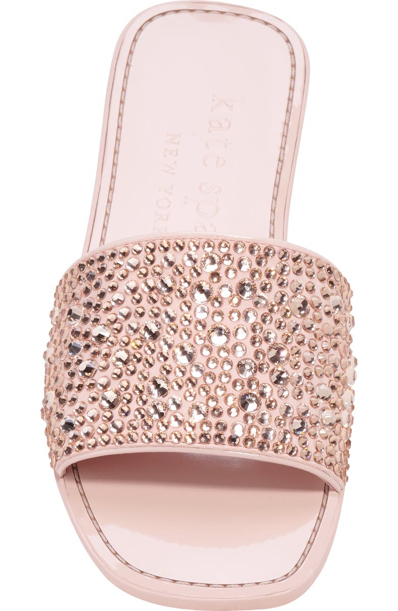 Kate Spade New York all that glitters slide sandal, Alternate, color, Mochi Pink