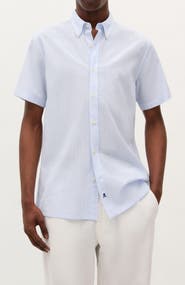 Scalpers Seersucker Resort Bd Shirt