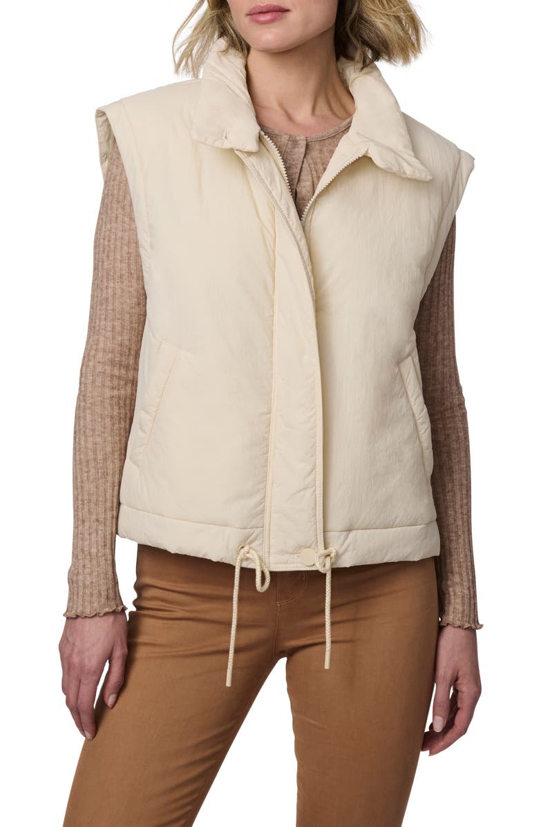 Bernardo Recycled Nylon Crinkle Vest, Alternate, color,