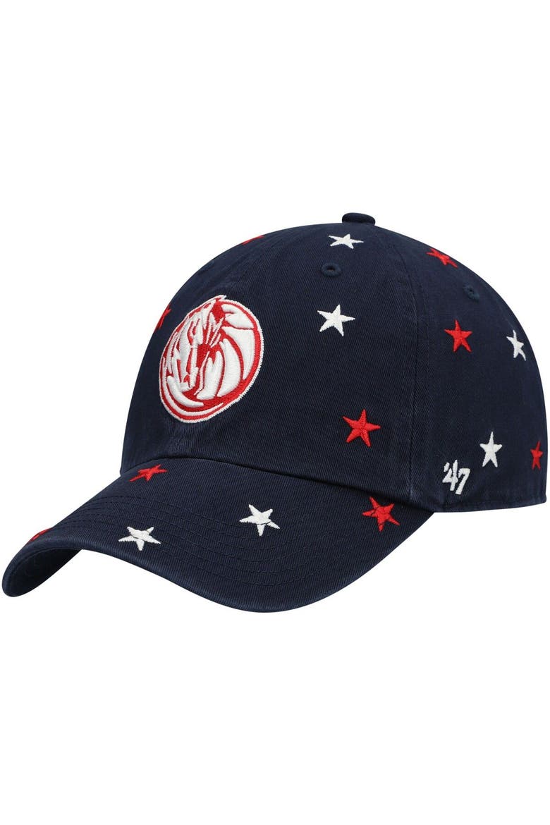 Men's '47 Navy Dallas Mavericks Confetti Cleanup Adjustable Hat, Main, color, Navy