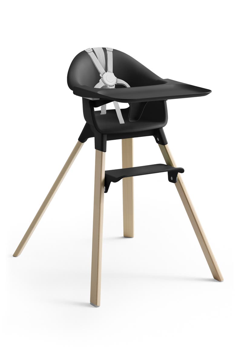 Clikk Highchair, Alternate, color, BLACK NATURAL