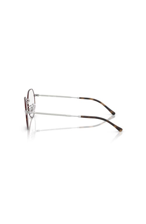 Ray Ban Ray-ban 49mm Irregular Optical Glasses In Black