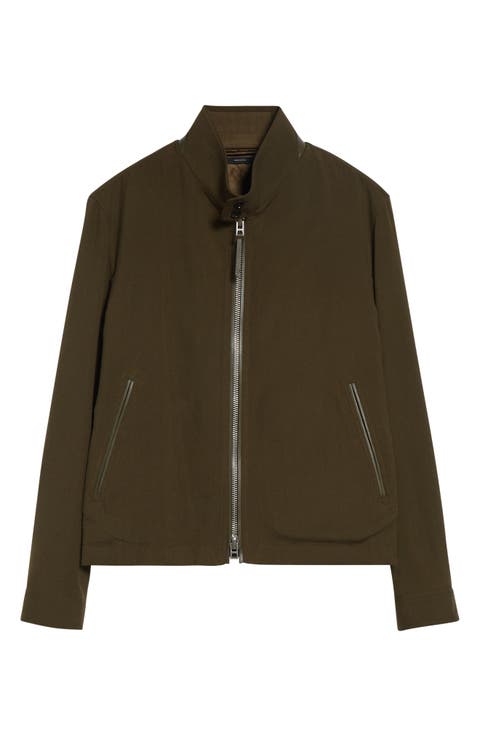Virgin Wool, Cashmere & Silk Harrington Jacket