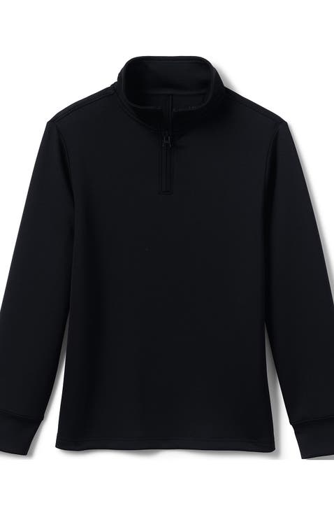 School Uniform Kids Quarter Zip Pullover