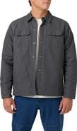 O'Neill Bronsen High Pile Fleece Lined Snap-Up Canvas Jacket