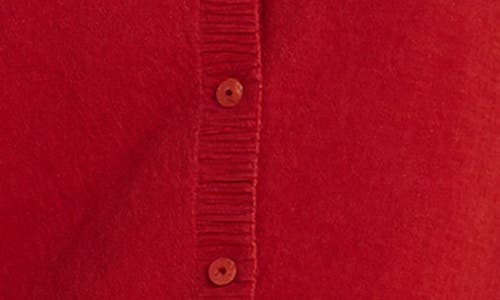 Lush Lightweight Button Front Crop Cardigan In Multi