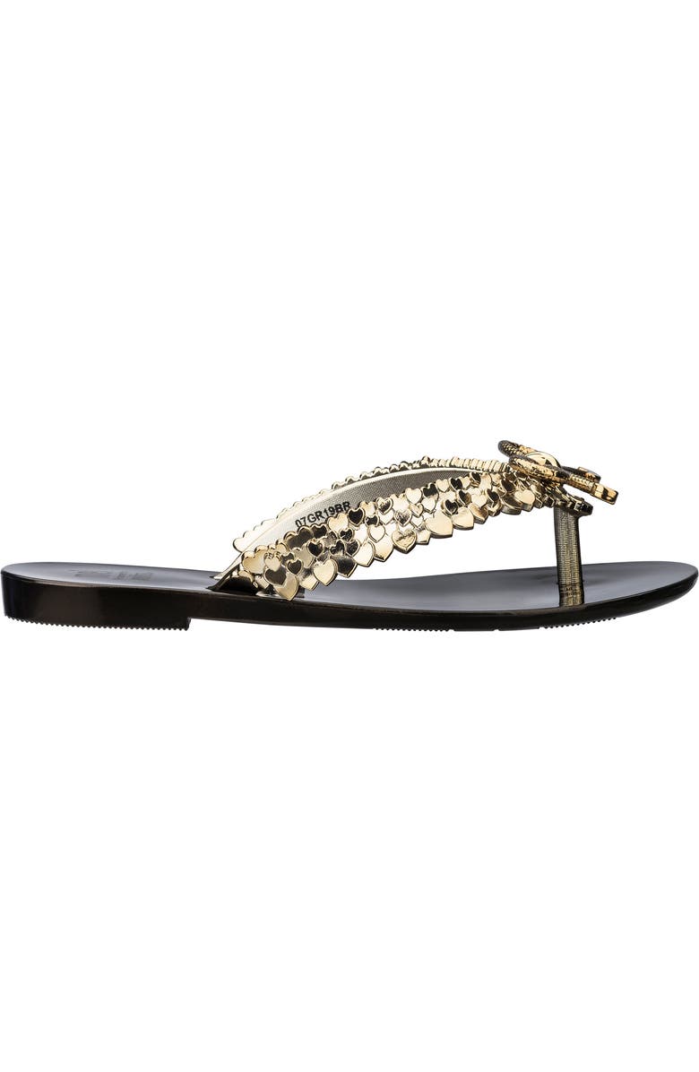 Mel by Melissa Harmonic Metallic Flip Flop, Alternate, color,