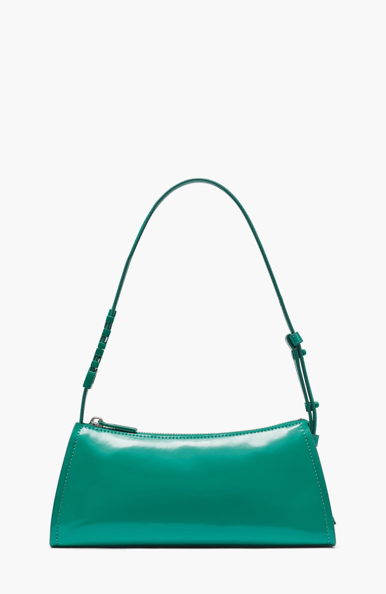 Avril Top-Zip Shoulder Bag, Main, color, Park Green