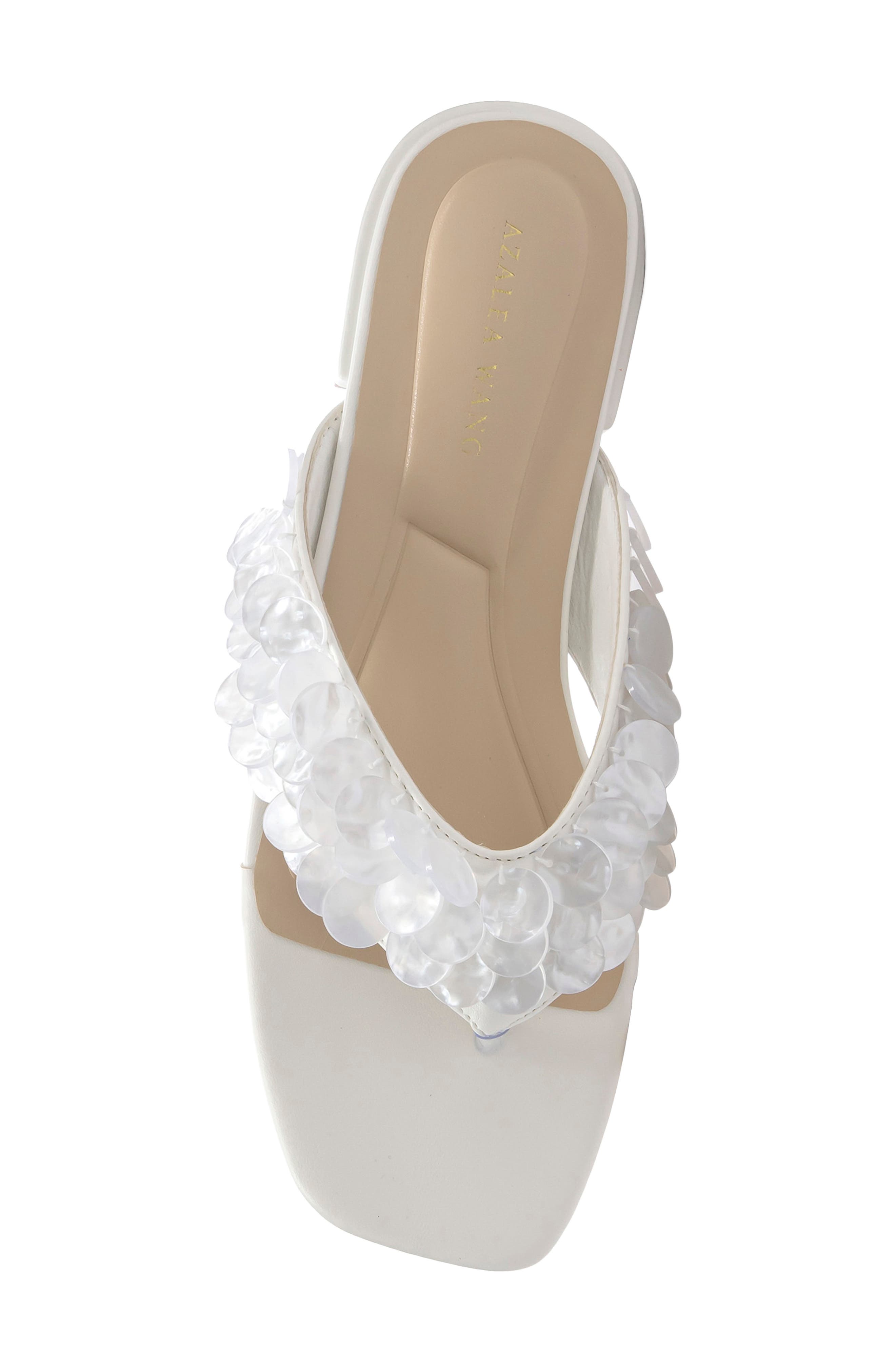 AZALEA WANG Pearlia Flip Flop, Alternate, color, 