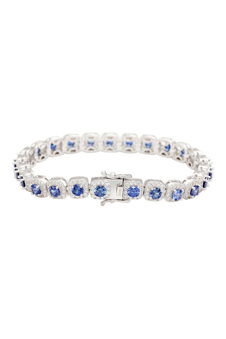 Sapphire Tennis Bracelet, Alternate, color, BLUE