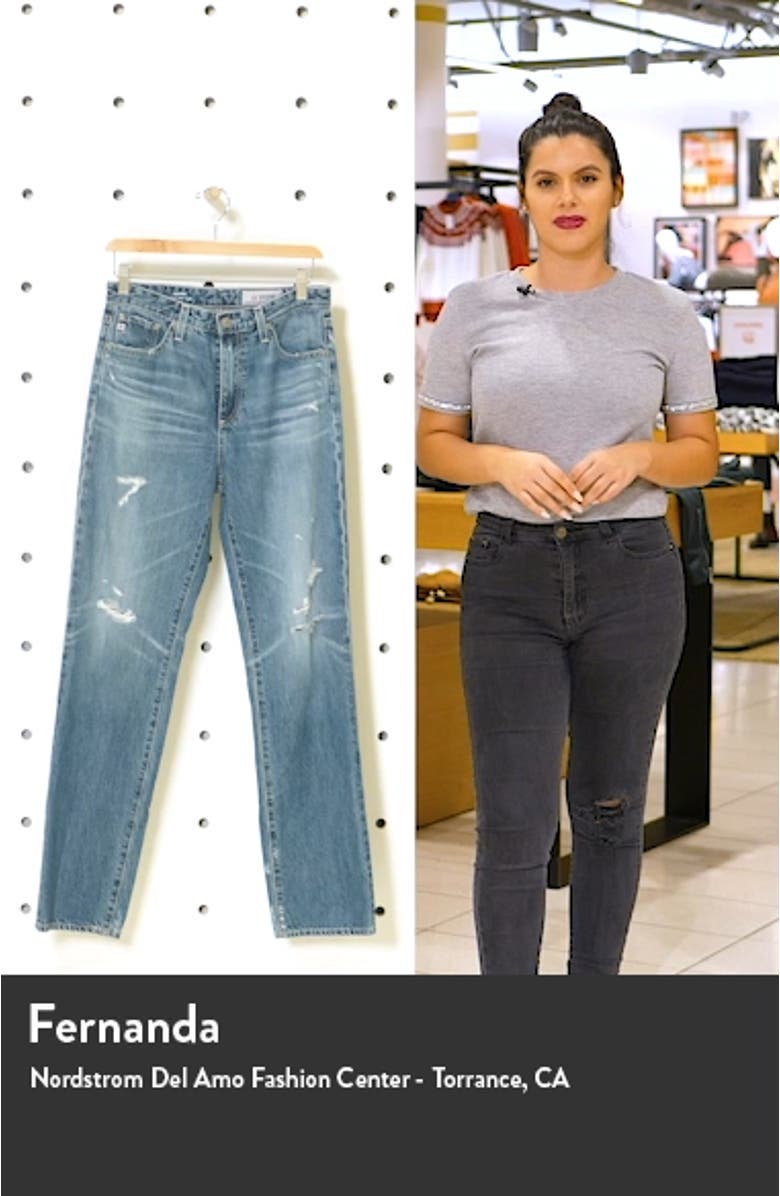 Alexxis High Waist Straight Jeans, sales video thumbnail