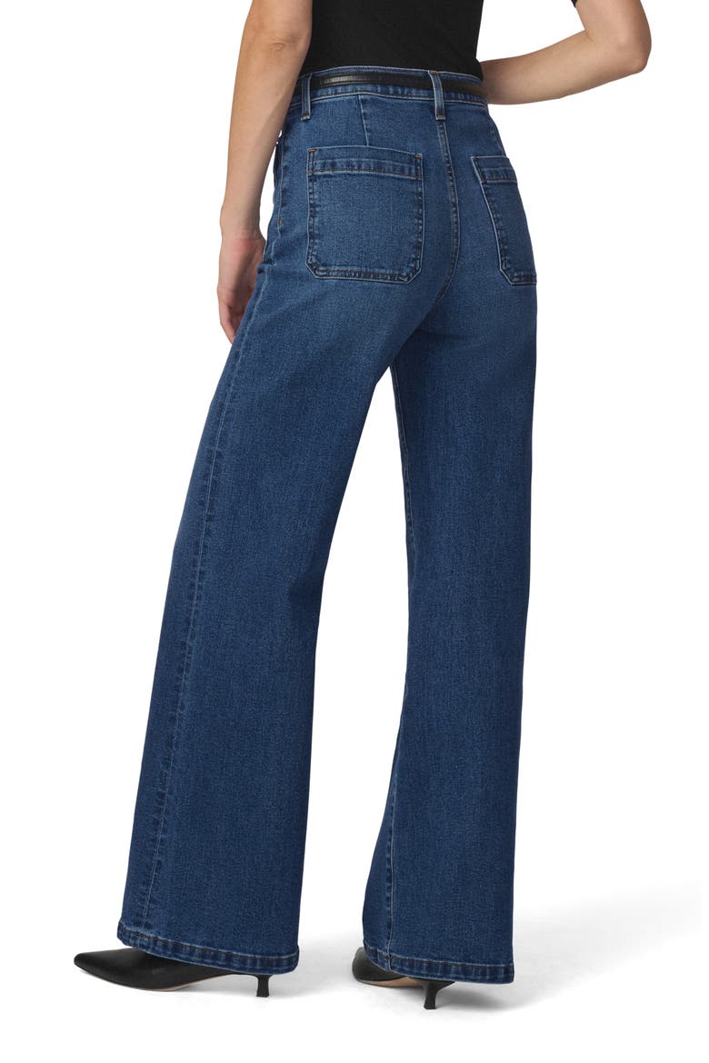 The Mia Patch Pocket High Waist Wide Leg Jeans, Alternate, color, ENDEARING
