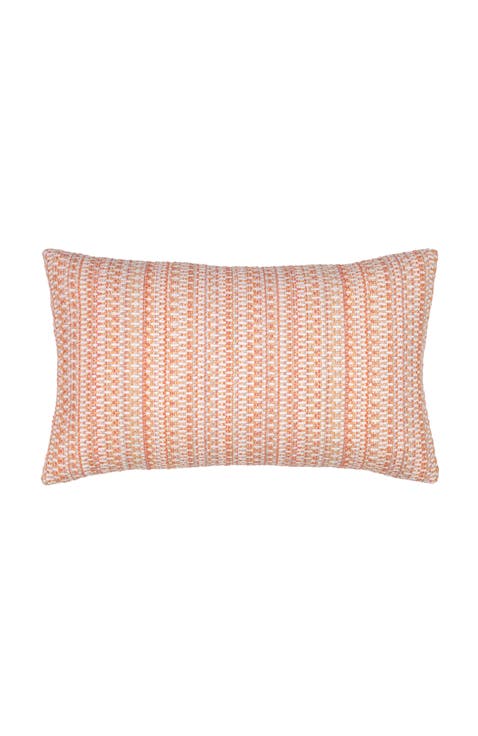 Kaleidoscope Chenille Micro Check Indoor & Outdoor Woven Accent Pillow