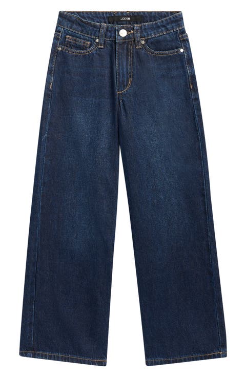 Kids' The Mia High Waist Wide Leg Jeans