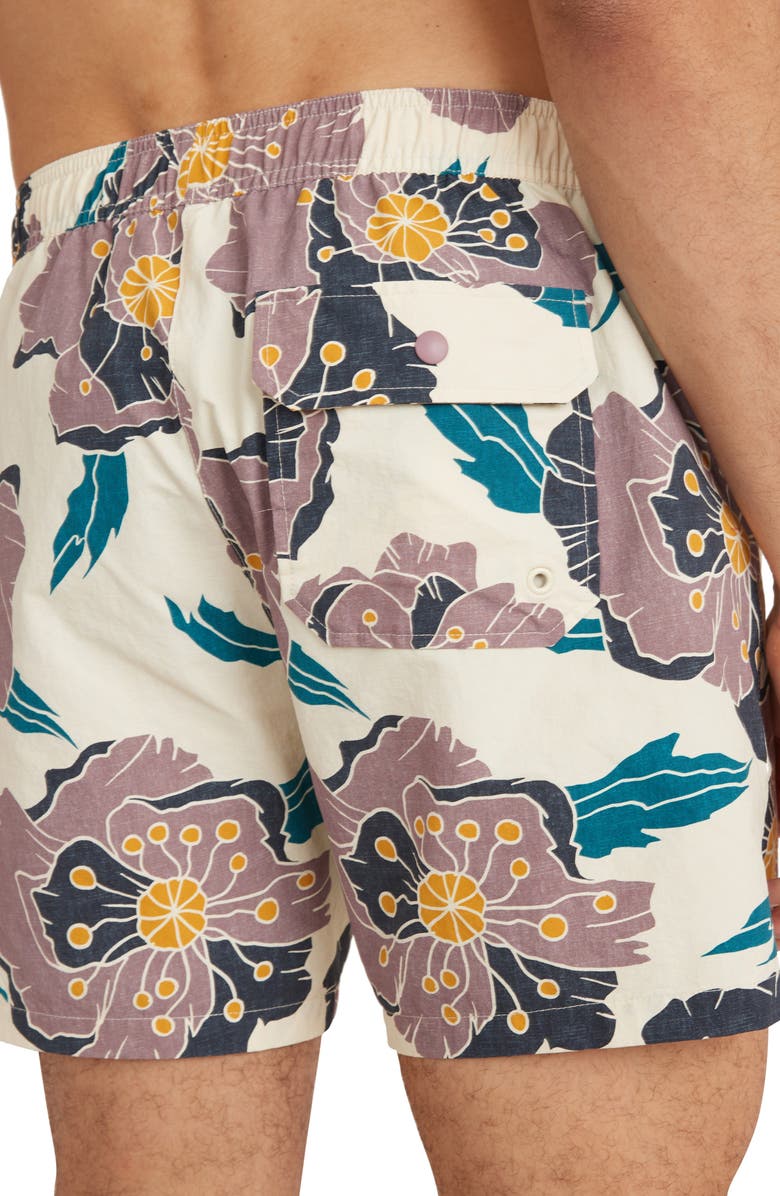Marine Layer Floral Swim Trunks, Alternate, color, 