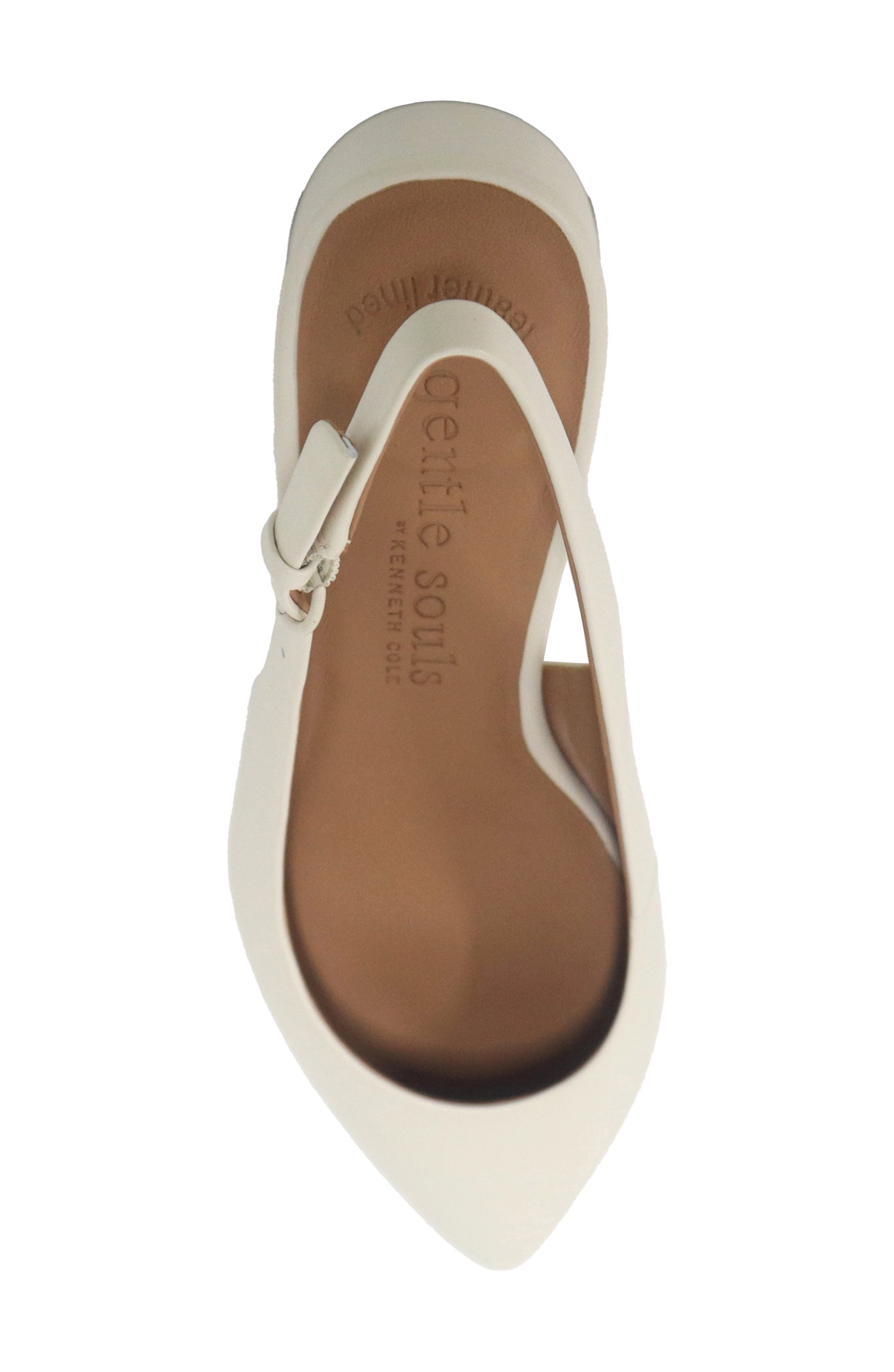 Georgia Slingback Pump, Alternate, color, STONE LEATHER