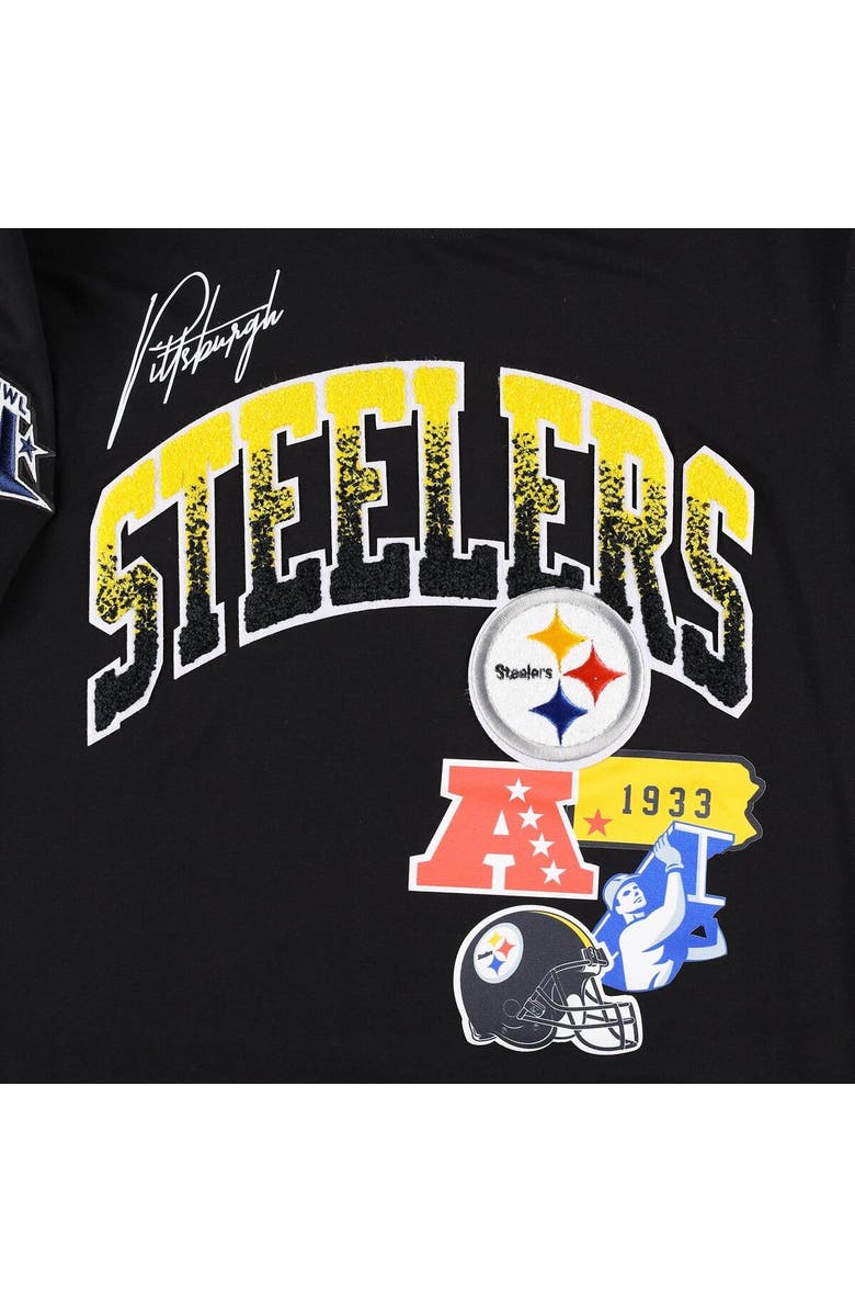 PRO STANDARD Men's Pro Standard Black Pittsburgh Steelers Hometown Collection T-Shirt, Alternate, color, Black