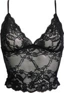 Honeydew Riot Lace Crop Camisole