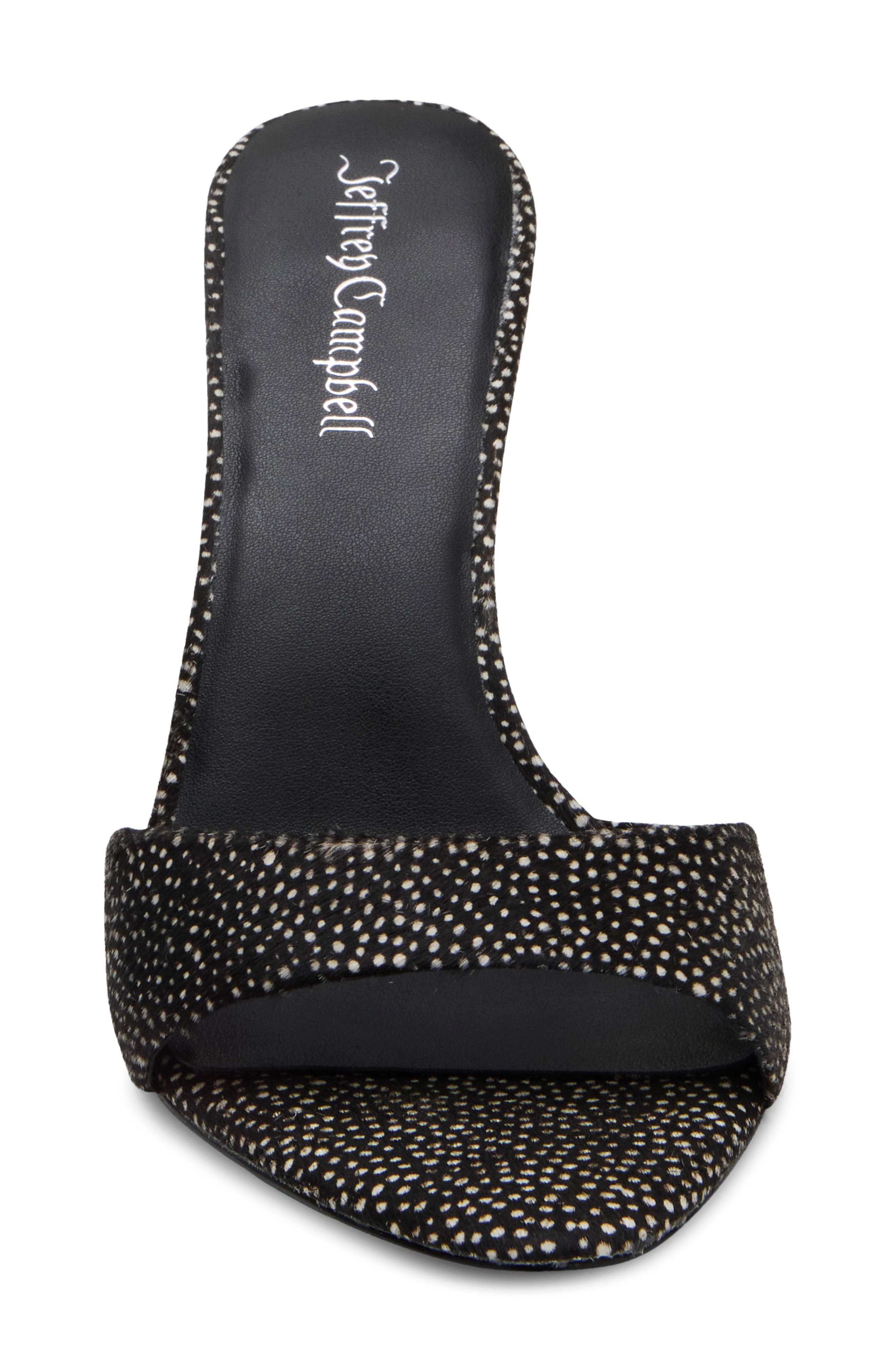 Ce Soire Sandal, Alternate, color, BLACK WHITE DOT