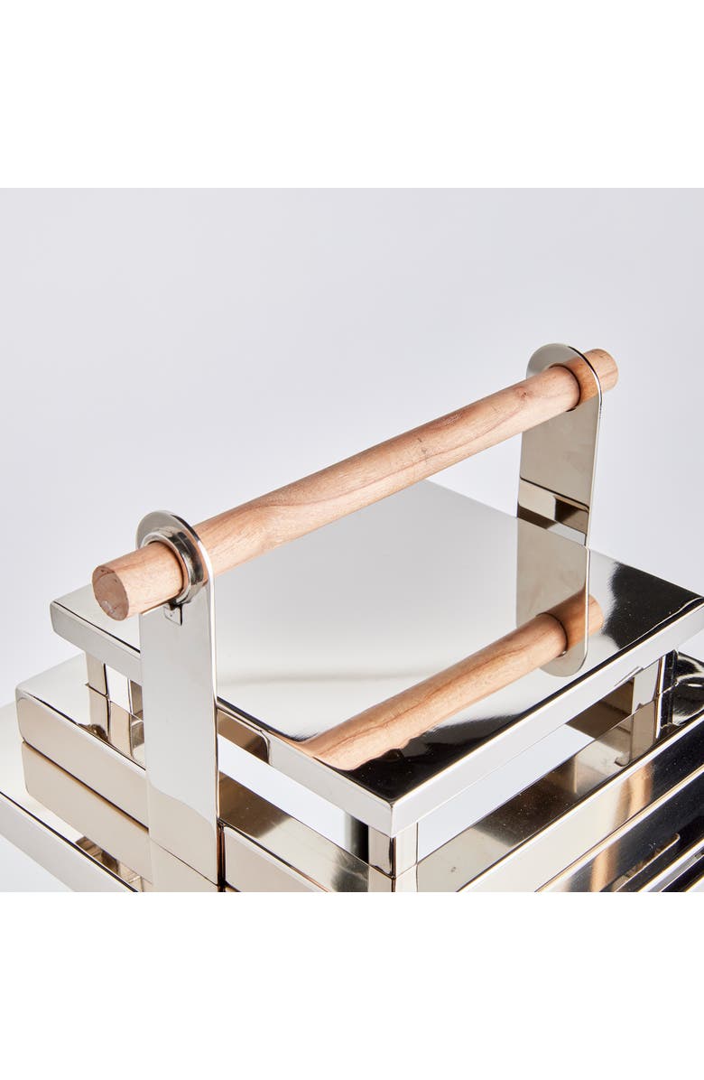 Napa Home & Garden Adwin Outdoor Lantern, Alternate, color, Silver