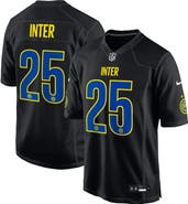 Nike Men's Nike  Black Inter Milan 2025 Soccer x NFL Game Jersey