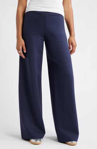 Caslon® High Waist Wide Leg Ponte Pants