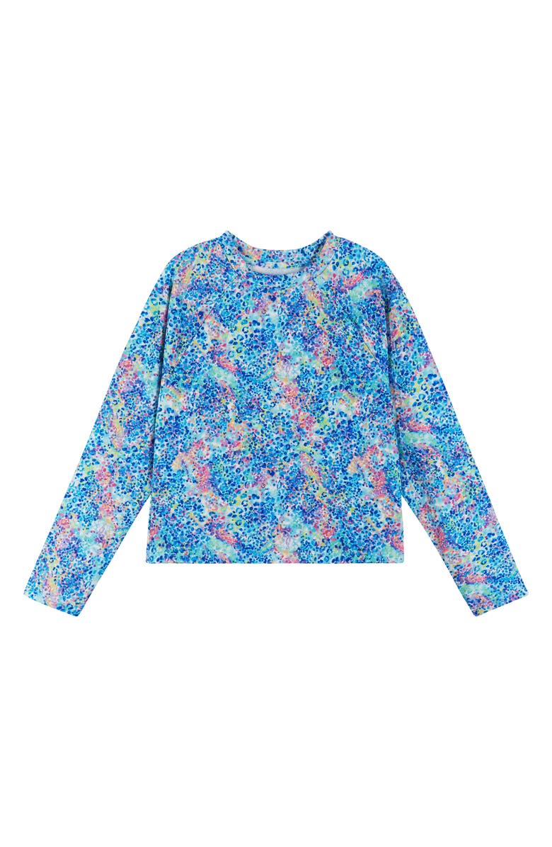 Andy & Evan Kids' Abstract Print Rashguard, Main, color,