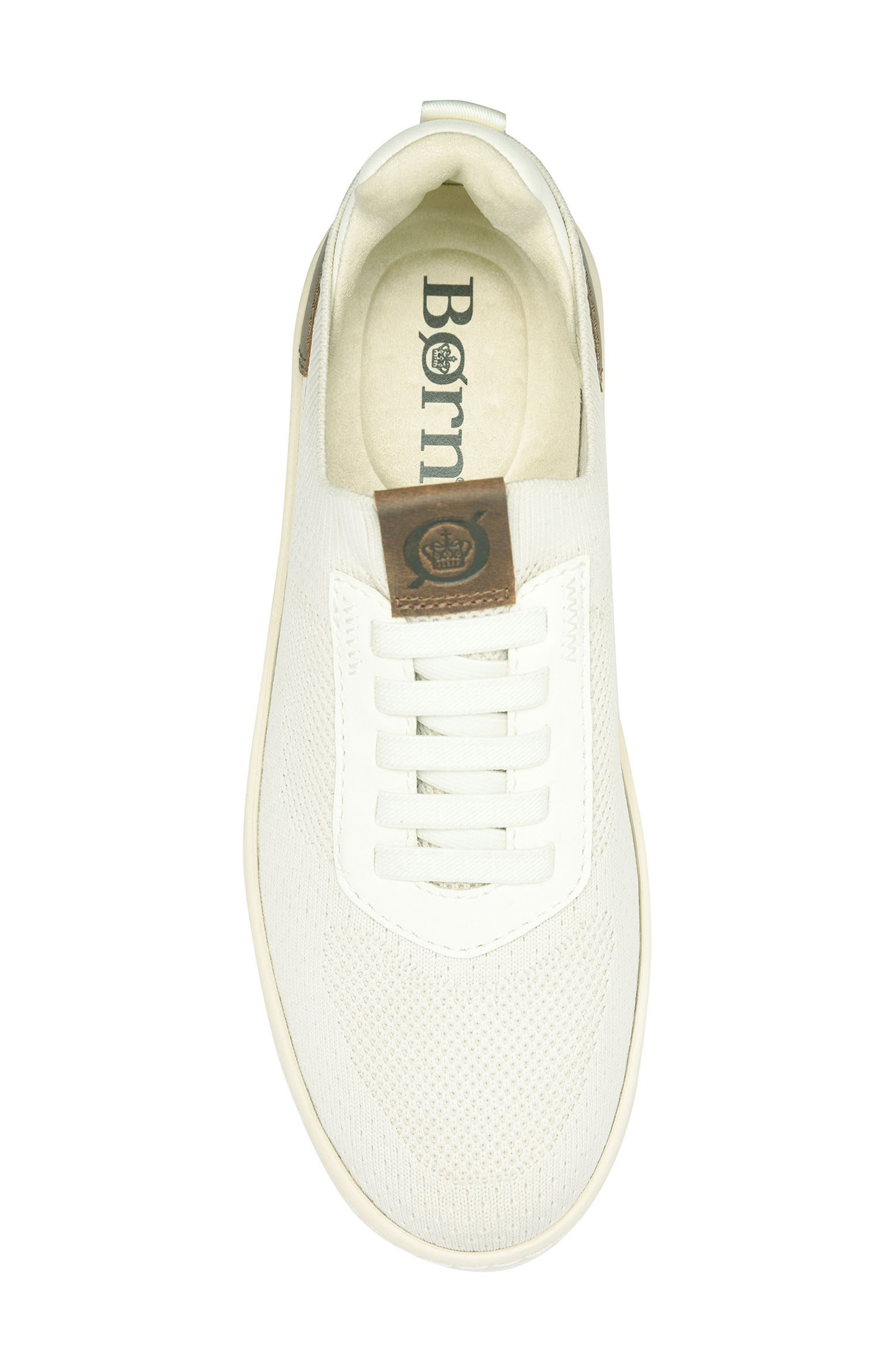 Børn Conrad III Sneaker, Alternate, color, White Knit