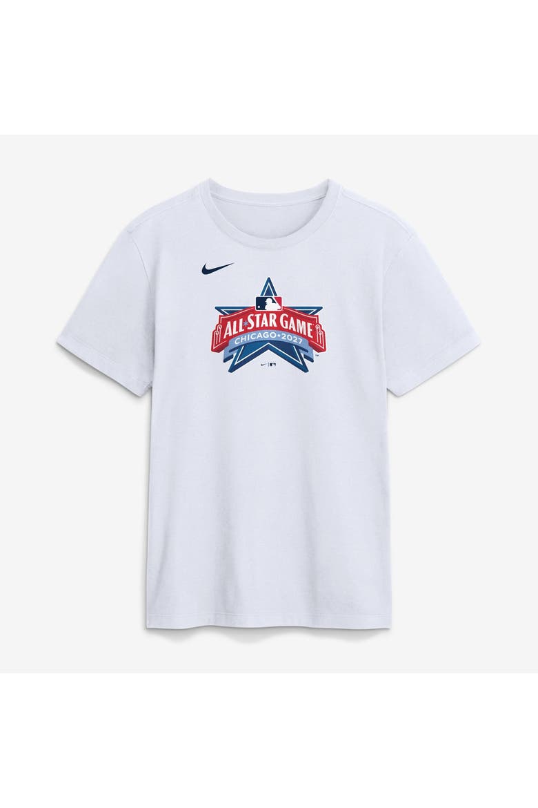 Men's Nike White 2027 MLB All-Star Game Logo T-Shirt, Main, color, White