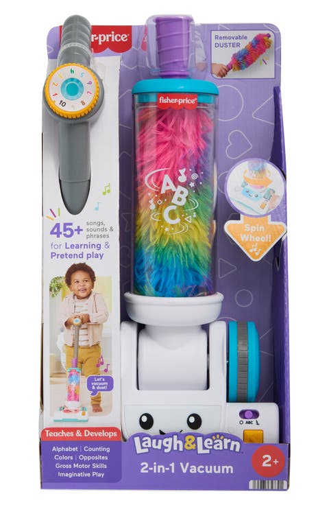 Laugh & Learn 2-In-1 Vacuum with Lights & Music