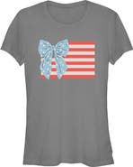 Lost Gods Juniors Lost Gods Bow Bars and Stars T Shirt