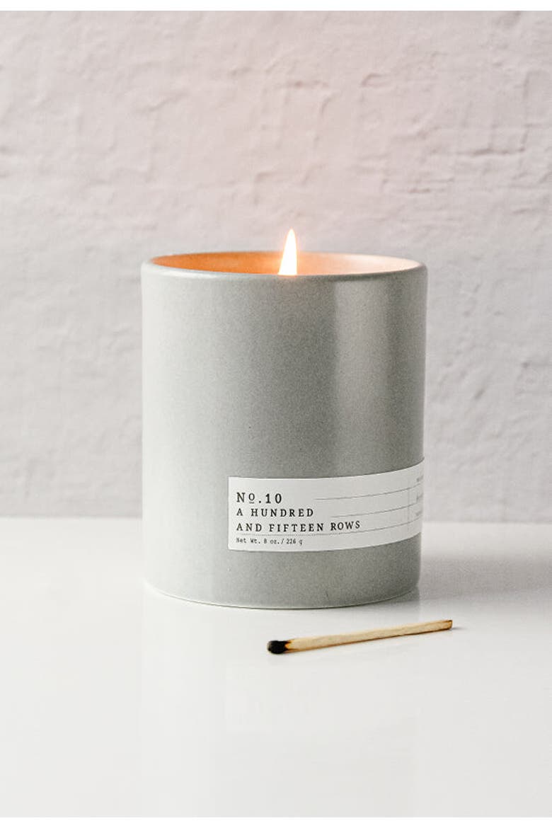 No. 10 A Hundred And Fifteen Rows Scented Candle, Alternate, color, White