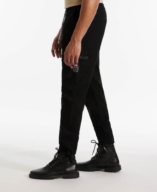 Ecko Unltd . Left Sides Cargo Jogger In Black