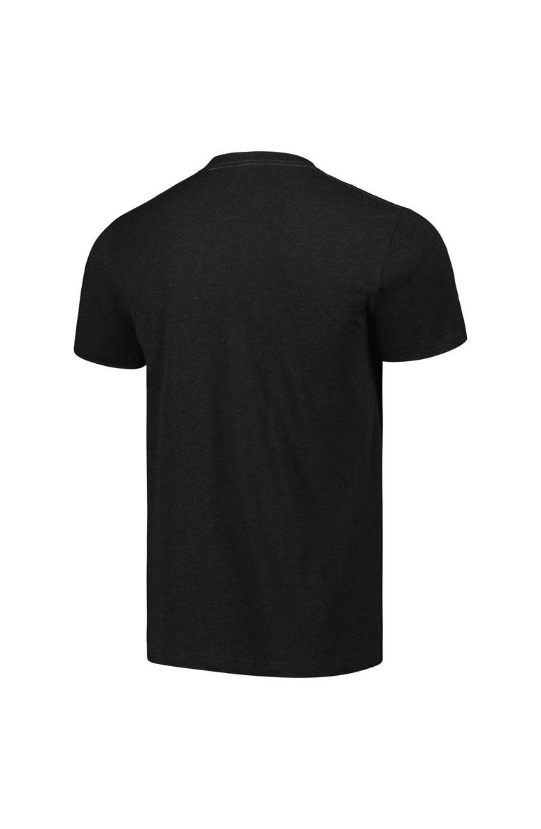 Homage Men's Homage Black Miami Marlins Doodle Collection Let's Go Fish Tri-Blend T-Shirt, Alternate, color, Black