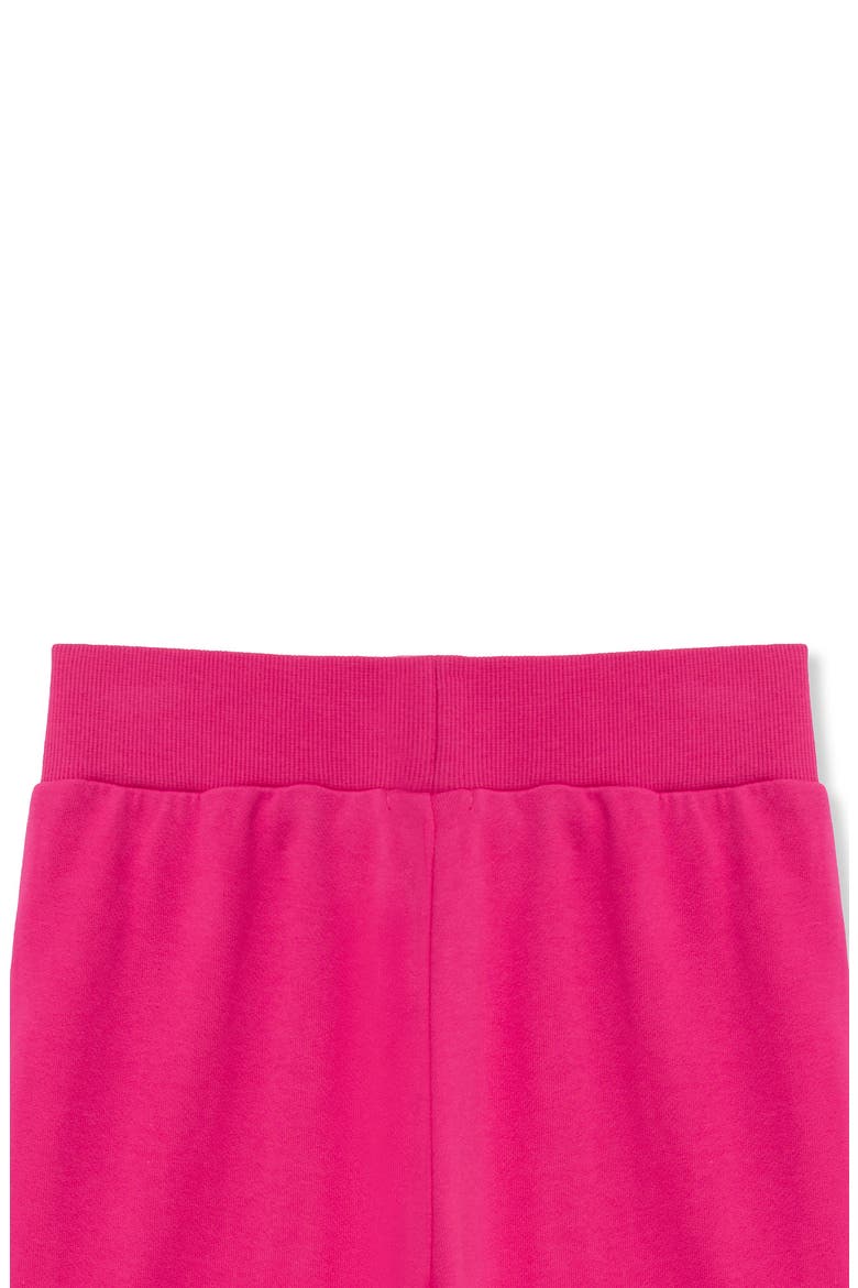 Kids' Twisted Top & Wide Leg Pants Set, Alternate, color, DARK PINK