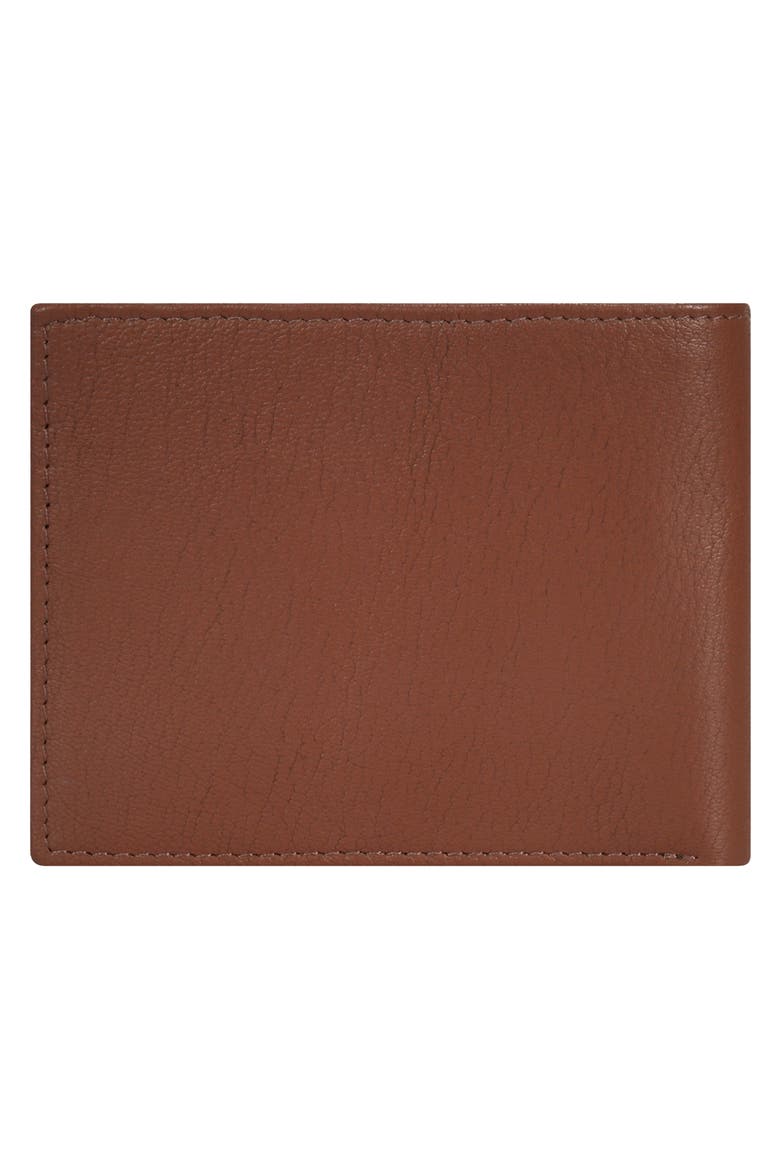 Onyx ID Flap Leather Bifold Wallet, Alternate, color, BROWN