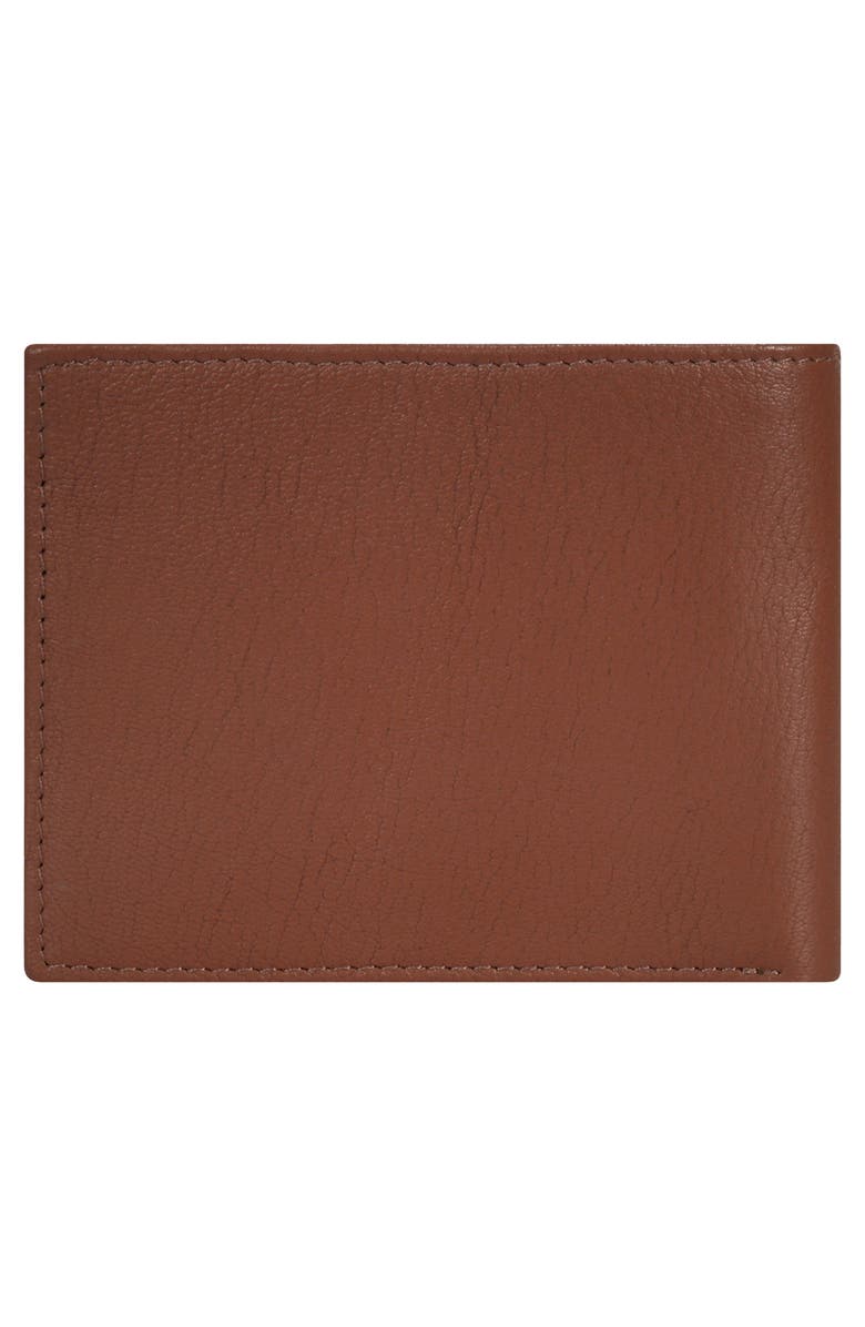 CHAMPS Onyx ID Flap Leather Bifold Wallet, Alternate, color, Brown