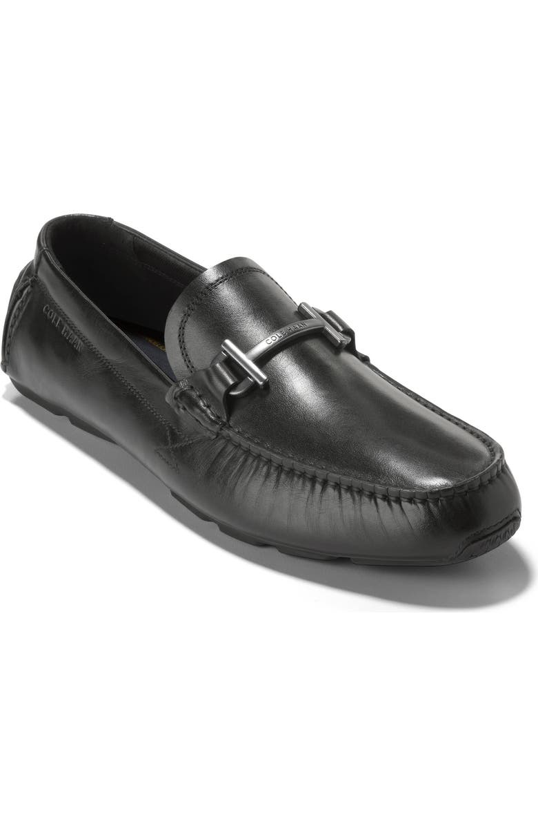Cole Haan Donohue Grand Bit Driving Shoe, Main, color, Black / Black