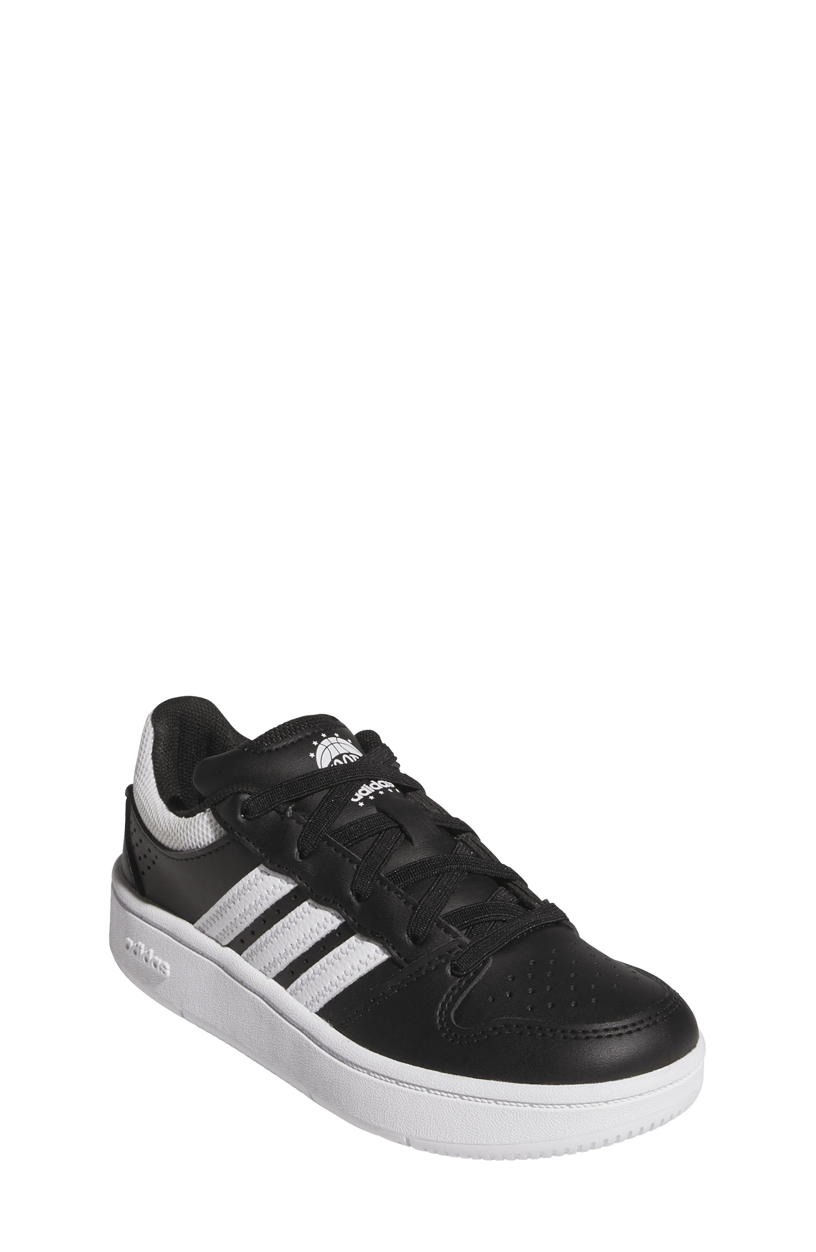 adidas Kids' Hoops Classic Sneaker, Main, color, Core Black/ Footwear White