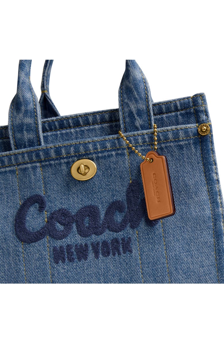 COACH Denim Cargo Tote, Alternate, color,