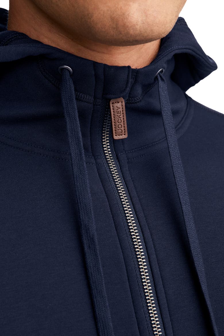 Men's Full Zip Fleece Hoodie, Alternate, color, Jockey Blue